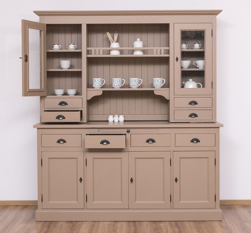Büffet Braun 180x197x50 cm Kiefernholz massiv