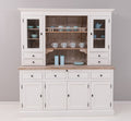 Büffet Weiß 180x197x50 cm Kiefernholz massiv