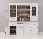 Büffet Weiß 180x197x50 cm Kiefernholz massiv