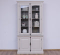 Vitrine 120x228x50 cm Kiefernholz massiv mit 4 Türen