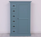 Schrank Kleiderschrank 101x160x49 cm Kiefernholz massiv