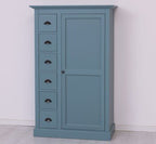 Schrank Kleiderschrank 101x160x49 cm Kiefernholz massiv