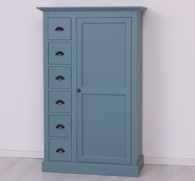 Schrank Kleiderschrank 101x160x49 cm Kiefernholz massiv
