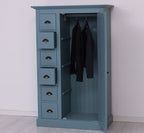 Schrank Kleiderschrank 101x160x49 cm Kiefernholz massiv