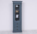 Schrank Regal Vitrine 65x197x39 cm Kiefernholz massiv