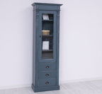 Schrank Regal Vitrine 65x197x39 cm Kiefernholz massiv