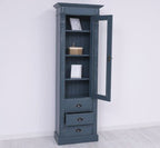 Schrank Regal Vitrine 65x197x39 cm Kiefernholz massiv