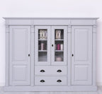 Büffet 180x140x39 cm Kiefernholz massiv mit 4 Türen und 2 Schubladen