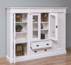Landhausmöbel Büffet Weiß 180x140x39 cm Kiefernholz massiv