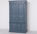Schrank Kleiderschrank 121x210x59 cm Kiefernholz massiv