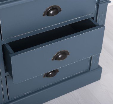 Schrank Kleiderschrank 121x210x59 cm Kiefernholz massiv