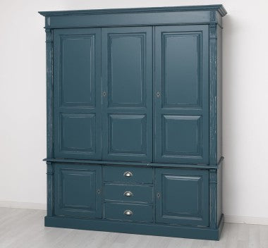 Schrank Kleiderschrank 176x210x59 cm Kiefernholz massiv