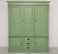 Landhaus Schrank Kleiderschrank 176x210x59 cm Kiefernholz massiv