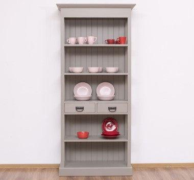 Landhausstil Bücherregal Kiefernholz Massiv 91x197x39 cm