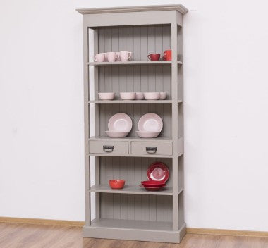 Landhausstil Bücherregal Kiefernholz Massiv 91x197x39 cm