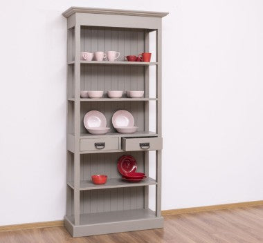 Landhausstil Bücherregal Kiefernholz Massiv 91x197x39 cm