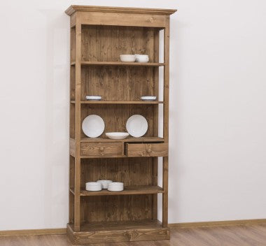 Bücherregal Kiefernholz Massiv 91x197x39 cm