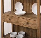 Bücherregal Kiefernholz Massiv 91x197x39 cm