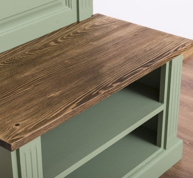 Landhaus Garderobe Salbei Grün 80x210x41 cm Kiefernholz massiv