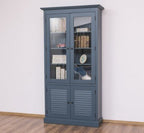Schrank Regal Vitrine 110x210x39 cm Kiefernholz massiv