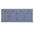 Sideboard Landhausmöbel Kiefernholz Massiv 224x90x45 cm
