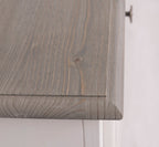 Sideboard Weiß Landhausmöbel Kiefernholz Massiv 224x90x45 cm