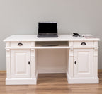 Schreibtisch 160x78x70 cm Kiefernholz massiv