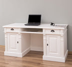 Schreibtisch 160x78x70 cm Kiefernholz massiv