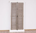 Shabby Chic Schrank 109x210x40 cm  Kiefernholz massiv