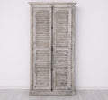 Schrank Shabby Chic 109x210x40 cm Kiefernholz massiv