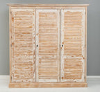 Schrank Kleiderschrank 194x200x59 cm Kiefernholz massiv
