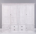 Schrank Kleiderschrank 232x197x59 cm Kiefernholz massiv