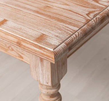 Shabby Chic Möbel Esstisch Kiefernholz Massiv 160x78x90 cm