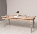 Esstisch Shabby Chic Möbel Kiefernholz Massiv 180x78x90 cm