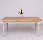 Esstisch Kiefernholz Eichenholz Massiv 180x78x90 cm
