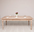 Shabby Chic Möbel Esstisch Kiefernholz Massiv 210x78x90 cm