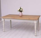 Esstisch Kiefernholz Eichenholz Massiv 210x78x90 cm