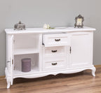 Landhausstil Kommode Sideboard 158x89x48 cm Kiefernholz massiv