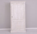 Landhaus Schrank Kleiderschrank 103x200x59 cm Kiefernholz massiv