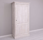Landhaus Schrank Kleiderschrank 103x200x59 cm Kiefernholz massiv