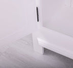 Landhaus Kleiderschrank Weiß 121x200x54 cm Kiefernholz massiv
