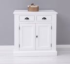 Kommode Weiß Landhausmöbel Kiefernholz Massiv 90x93x47 cm