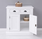 Kommode Weiß Landhausmöbel Kiefernholz Massiv 90x93x47 cm
