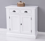 Kommode Weiß Landhausmöbel Kiefernholz Massiv 90x93x47 cm