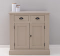 Kommode Taupe Landhausmöbel Kiefernholz Massiv 90x93x47 cm