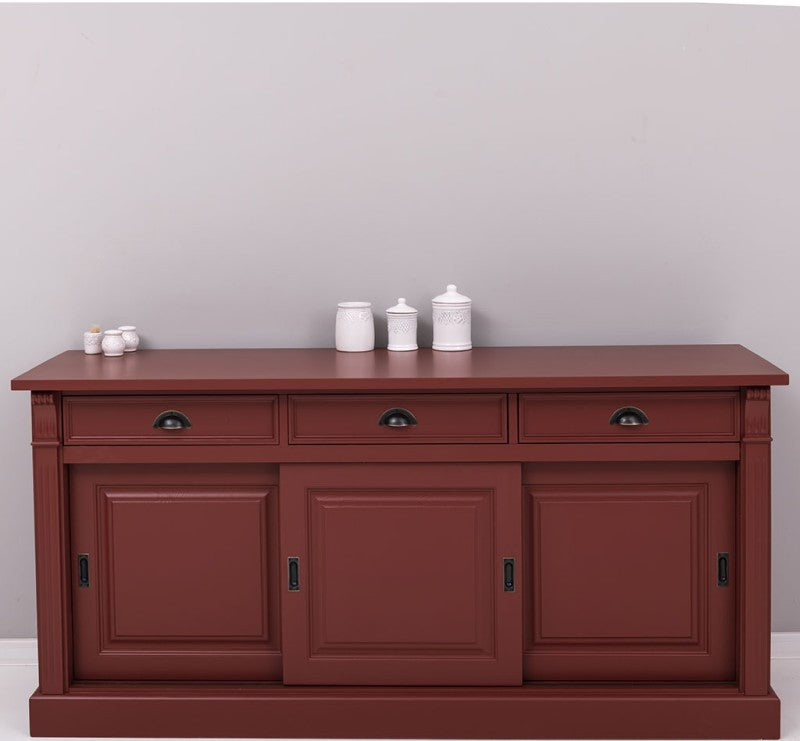 Sideboard Bordeaux Landhausmöbel Kiefernholz Massiv 176x85x51 cm