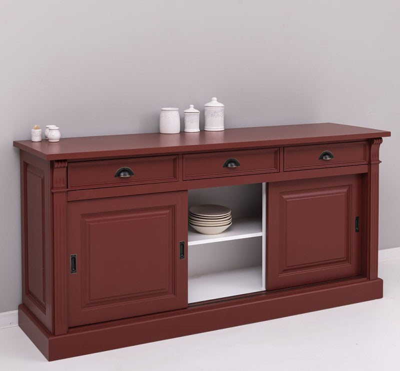 Sideboard Bordeaux Landhausmöbel Kiefernholz Massiv 176x85x51 cm