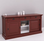 Sideboard Bordeaux Landhausmöbel Kiefernholz Massiv 176x85x51 cm