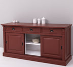 Sideboard Bordeaux Landhausmöbel Kiefernholz Massiv 176x85x51 cm