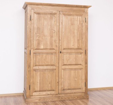 Schrank Kleiderschrank 149x210x67 cm Kiefernholz massiv